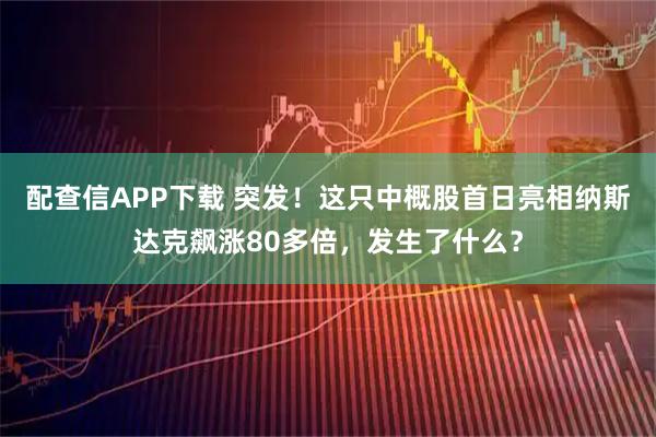 配查信APP下载 突发！这只中概股首日亮相纳斯达克飙涨80多倍，发生了什么？